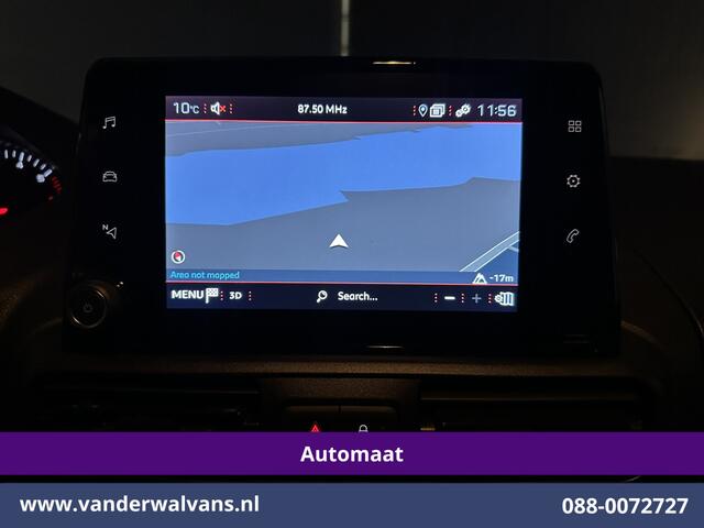 Peugeot PARTNER 1.5 BlueHDI 131pk Automaat L1H1 Euro6 Airco | 3-Zits | Navigatie | Apple Carplay Android Auto, Parkeersensoren
