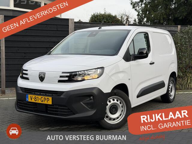Peugeot PARTNER 1.5 BlueHDi 130PK EAT8 Automaat L1 Navigatie, Achteruitrijcamera, Parkeersensoren, Trekhaak, Apple Carplay, Android Auto
