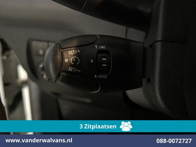 Peugeot PARTNER 1.6 BlueHDi 100pk L2H1 Euro6 Airco | 3-Zits | Imperiaal | Camera | Cruisecontrol | Trekhaak Parkeersensoren, Bijrijdersbank