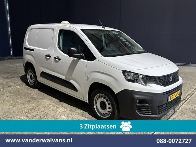 Peugeot PARTNER 1.5 BlueHDI 102pk L1H1 Euro6 Airco | 3-Zits | Apple Carplay | Trekhaak | Cruisecontrol Android Auto, Parkeersensoren, Bijrijdersbank