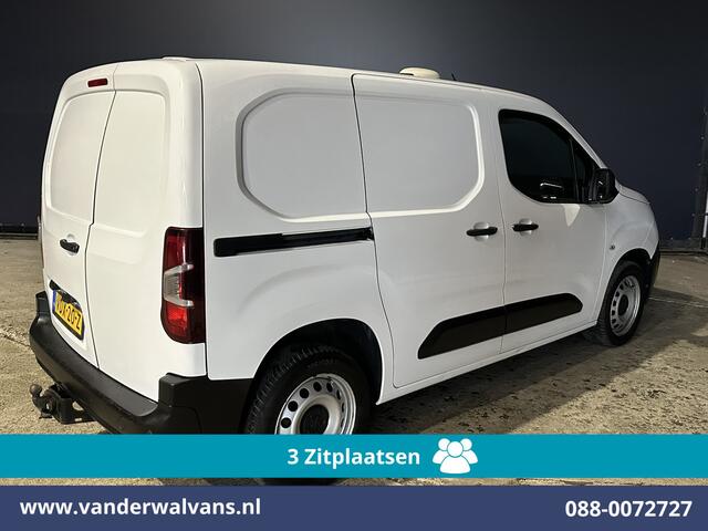 Peugeot PARTNER 1.5 BlueHDI 102pk L1H1 Euro6 Airco | 3-Zits | Apple Carplay | Trekhaak | Cruisecontrol Android Auto, Parkeersensoren, Bijrijdersbank