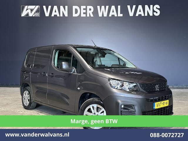 Peugeot PARTNER 1.5 BlueHDI **Marge, Geen BTW** 131pk Automaat Benzine L1H1 Euro6 Airco | 3-Zits | Camera | Navigatie | Apple Carplay Cruisecontrol, Android Auto, Parkeersensoren, Bijrijdersbank