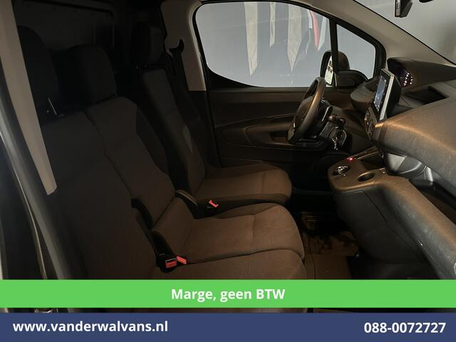 Peugeot PARTNER 1.5 BlueHDI **Marge, Geen BTW** 131pk Automaat Benzine L1H1 Euro6 Airco | 3-Zits | Camera | Navigatie | Apple Carplay Cruisecontrol, Android Auto, Parkeersensoren, Bijrijdersbank