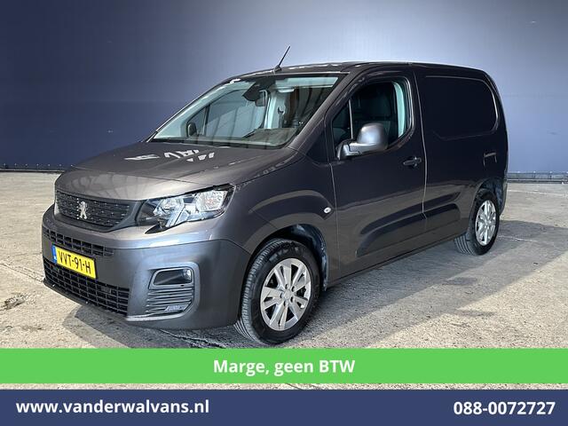 Peugeot PARTNER 1.5 BlueHDI **Marge, Geen BTW** 131pk Automaat Benzine L1H1 Euro6 Airco | 3-Zits | Camera | Navigatie | Apple Carplay Cruisecontrol, Android Auto, Parkeersensoren, Bijrijdersbank