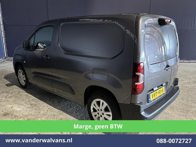 Peugeot PARTNER 1.5 BlueHDI **Marge, Geen BTW** 131pk Automaat Benzine L1H1 Euro6 Airco | 3-Zits | Camera | Navigatie | Apple Carplay Cruisecontrol, Android Auto, Parkeersensoren, Bijrijdersbank