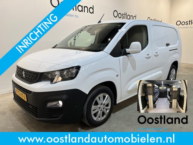 Peugeot PARTNER 1.5 BlueHDI 130 PK L2 Automaat Servicebus / Sortimo Inrichting / Schuifdeur L + R / Euro 6 / Airco / Camera / Cruise Control / CarPlay / 64.600 KM !!