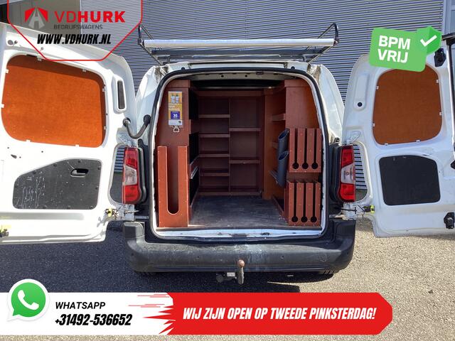 Peugeot PARTNER 1.5 HDI 130 pk Aut. L2 NL Auto/ 3Pers./ Carplay/ Airco/ Navi/ Imperiaal/ Cruise/ PDC/ DAB/ Trekhaak