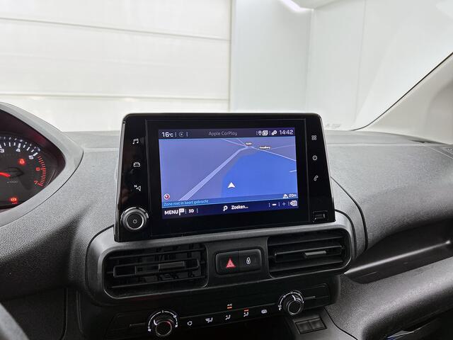 Peugeot PARTNER 1.2 Benzine 111PK Euro6 Premium / Airco / Navigatie / Cruise-ctr. / Schuifdeur + Raam / Radio multimedia / Apk nieuw