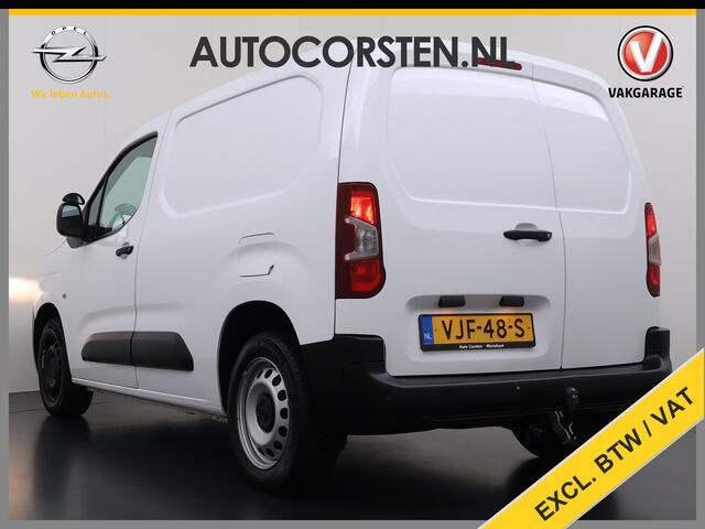 Peugeot PARTNER 1.5 HDI 102PK Trekhaak Apple Carplay Android Auto Euro 6 Navi* Airco Cruise Control Premium Schuifdeur Betonplex Vloer Bott-Inbouwkast Tussenwand 1e Eigenaar 1.000 Trekgewicht Origineel Nederlandse Auto