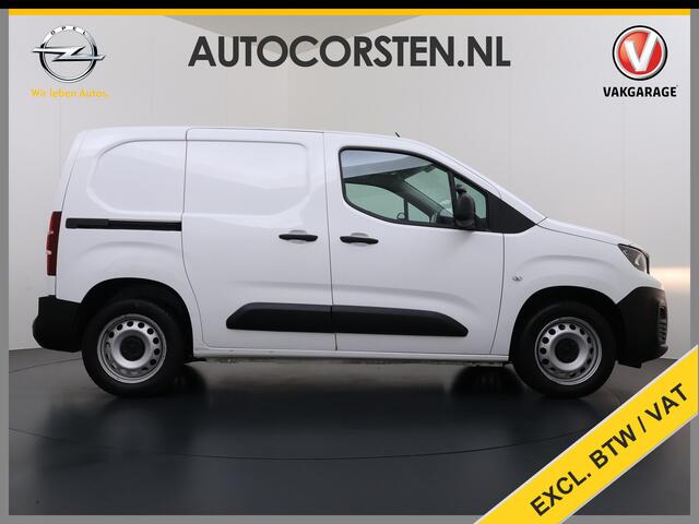Peugeot PARTNER 1.5 HDI 102PK Trekhaak Apple Carplay Android Auto Euro 6 Navi* Airco Cruise Control Premium Schuifdeur Betonplex Vloer Bott-Inbouwkast Tussenwand 1e Eigenaar 1.000 Trekgewicht Origineel Nederlandse Auto