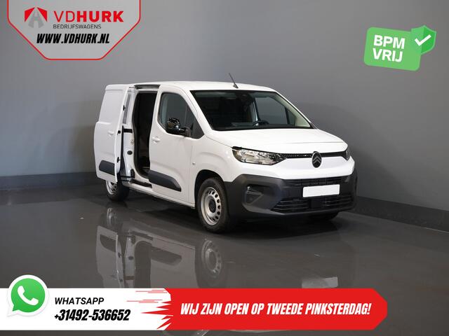 Peugeot PARTNER (Citroen Berlingo) 1.5 HDi 100 pk L2 Carplay/ Stoelverw./ 3Pers./ Virtual Cockpit/ Climate/ Keyless/ Navi/ Camera/ Cruise/ PDC