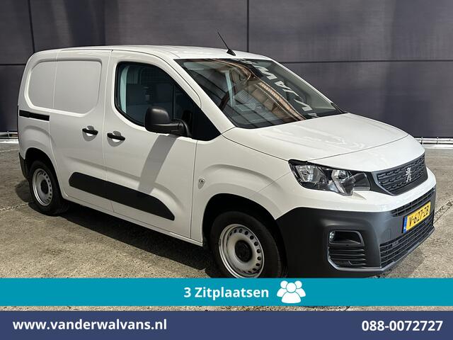 Peugeot PARTNER 1.6 BlueHDI L1H1 Euro6 Airco | 3-Zits | Camera | Apple Carplay | Cruisecontrol Android Auto, Parkeersensoren, Bijrijdersbank