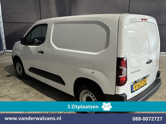 Peugeot PARTNER 1.6 BlueHDI L1H1 Euro6 Airco | 3-Zits | Camera | Apple Carplay | Cruisecontrol Android Auto, Parkeersensoren, Bijrijdersbank