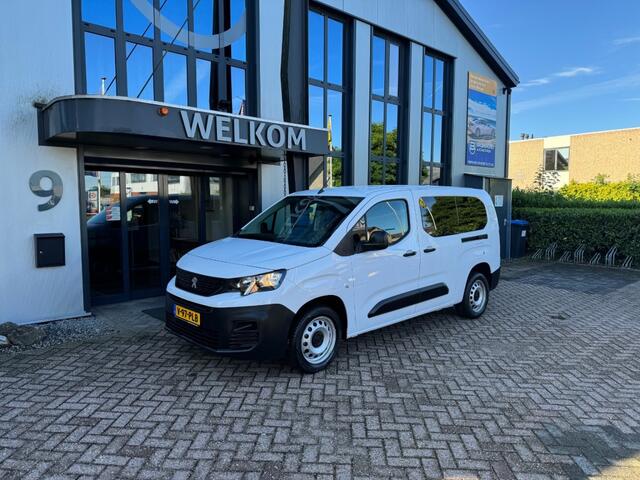 Peugeot PARTNER L2 Lang 1.5 BlueHdi 102PK 3-pers, Navi, 2x Schuifdeur, Cruisecntrl, PDC, NIEUWSTAAT!