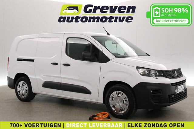 Peugeot PARTNER e-Partner 50 kWh L2 | Snelladen | SOH 98% | Airco | Cruise | Carplay | Navi | Trekhaak | Parkeersens.