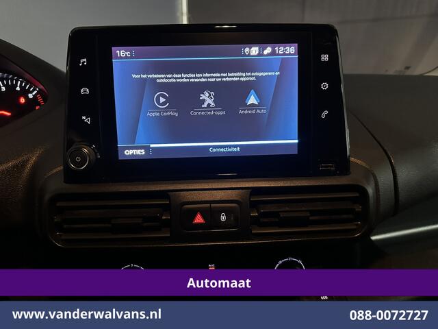 Peugeot PARTNER 1.5 BlueHDI 131pk Automaat L1H1 Euro6 Airco | Navigatie | Apple Carplay | Cruisecontrol Android Auto, Parkeersensoren