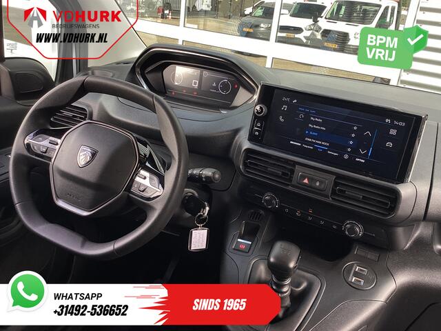 Peugeot PARTNER 1.5 HDI 100 pk Dealer Onderhouden/ 3Pers./ Carplay/ Cruise/ Airco/ Camera/ PDC
