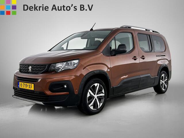 Peugeot Rifter Long 1.2 131PK Automaat GT 7pers. * Distributie vv.bij 95Dkm * / Trekhaak / Airco-ecc. / Pdc+Camera / Navigatie / 2xSchuifdeur / Apk 03-2027