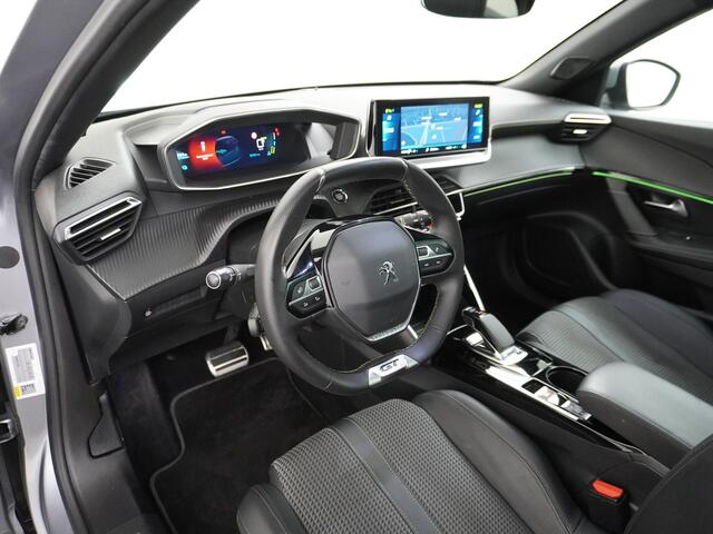 Peugeot e-2008 EV GT Line 50kWh Pano-dak SOH 95% Apple Carplay Android PDC-a+v 360°Camera Navi Ecc Cruise Control Pdc Lmv DAB Privacy Glas Keyless Led Bluetooth ¤ 45.000 nieuw!