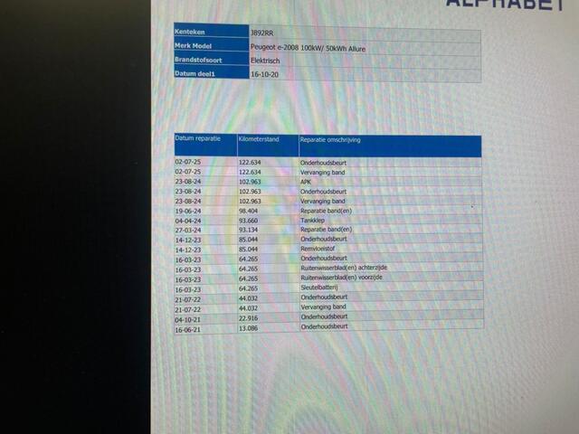 Peugeot e-2008 Allure 50 KWH - Carplay, Navi, Cruise