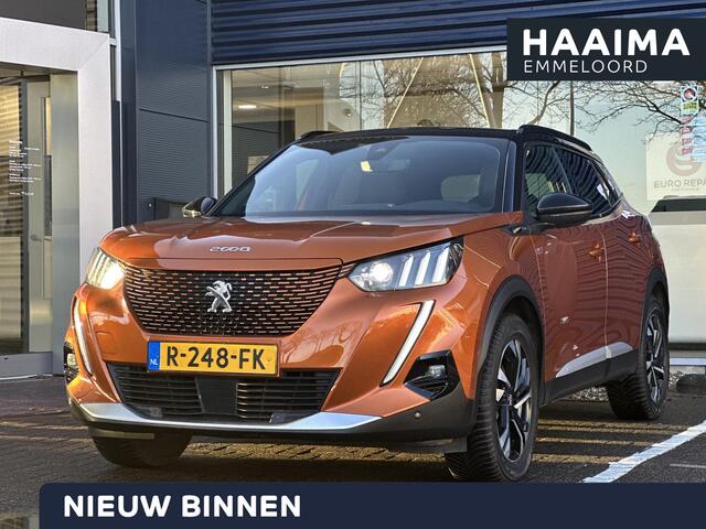 Peugeot e-2008 EV GT 50 kWh | Adaptive Cruise Control | Stoelverwarming | Panoramadak | Climate Control | Parkeercamera/-sensoren | Apple Carplay/Android Auto | Sfeerverlichting | Full LED | Keyless Entry/Start | Navigatie |
