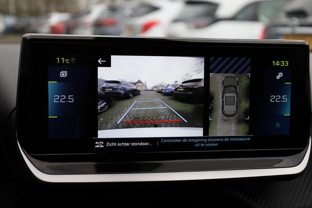 Peugeot e-2008 EV GT 50 kWh TREKHAAK-AFN PANO CARPLAY STOELVER. CRUISE 360-CAMERA HALF-LEER CRUISE CLIMA NAVI 2XPDC 17''LMV