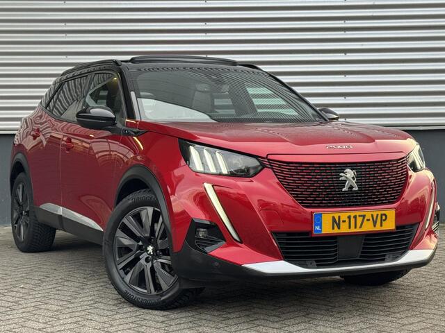 Peugeot e-2008 GT Pack 50kWh EV 136pk AUTOMAAT | SCHUIF/KANTELDAK | ALCANTARA | STOELVERW. | NAVI | KEYLESS | CAMERA | 18" 'EVISSA' | ADAPTIVE CRUISE