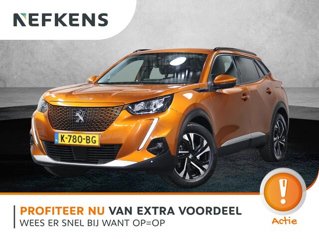 Peugeot e-2008 Allure 50kWh 136PK | 1ste eigenaar | ACCURAPPORT 90% | Camera | LED lampen | LEER/stof | Navigatie | Climate Control | Cruise Control | AUTOMAAT | DAB Radio | Parkeersensoren | Privacy Glass | Isofix |