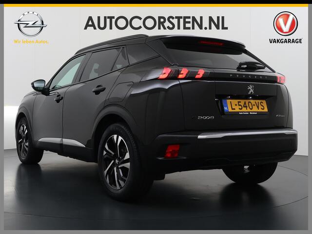 Peugeot e-2008 GT-Line EV50kWh Soh 93% 360Camera Navi Apple Carplay Android Ecc Cruise Control Keyless 1/2Leer Pdc DAB+ Bluetooth Led Connected services Verkeersbord detectie Usb PrivacyGlass 17''LM Regensensor Led Verkeersbord detectie