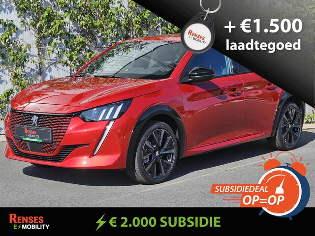 Peugeot e-208 EV GT 350 50 kWh - ¤2.000 milieusubsidie
