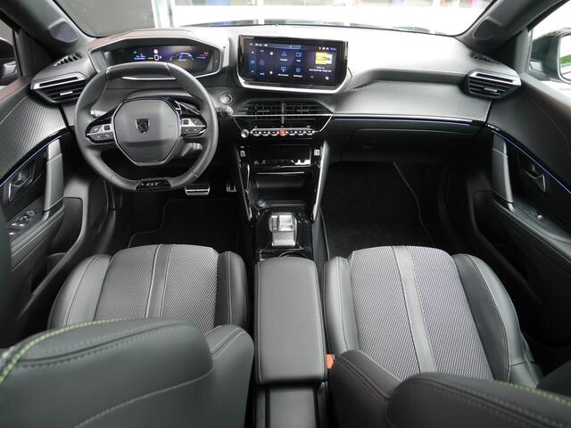 Peugeot e-208 EV GT 51 kWh | Navigatie | Panoramadak | Keyless entry & start | Led verlichting | Lichtmetalen velgen | Cruise control | Climate control | Facelift model