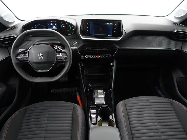 Peugeot e-208 EV Active Pack 50 kWh Allure Aut- Carbon, Lane Assist, CarPlay, Android Auto, Sport Interieur