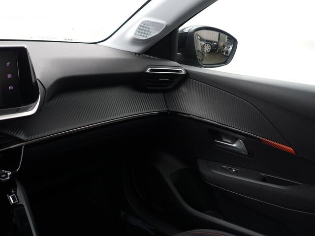 Peugeot e-208 EV Active Pack 50 kWh Allure Aut- Carbon, Lane Assist, CarPlay, Android Auto, Sport Interieur