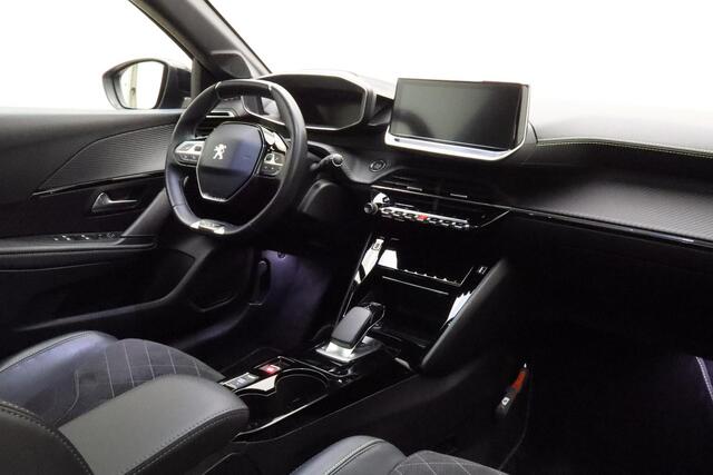 Peugeot e-208 EV GT Pack 50 kWh 136pk | Navigatie | Panoramadak | Camera | KeyLess | Lichtmetalen Velgen | Dodehoek sensoren