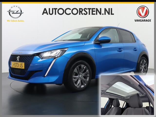 Peugeot e-208 EV Allure 50kWh Panormadak Adaptieve Cruise Control 360°Camera Navi Ecc Stoelverwarming Apple Carplay Android Auto DAB+ Lane Assist Keyless Led Pdc 1e Eigenaar 100% Dealeronderhouden Origineel Nederlandse Auto