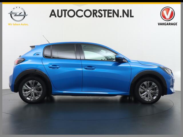 Peugeot e-208 EV Allure 50kWh Panormadak Adaptieve Cruise Control 360°Camera Navi Ecc Stoelverwarming Apple Carplay Android Auto DAB+ Lane Assist Keyless Led Pdc 1e Eigenaar 100% Dealeronderhouden Origineel Nederlandse Auto