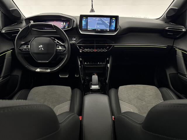 Peugeot e-208 EV GT 350 50 kWh | Snelladen | Pano | 360° | Virtual | Sfeerverl. | Carplay | Stoelverw. | Keyless | NAP