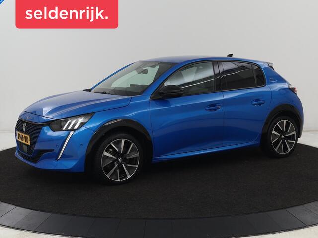 Peugeot e-208 EV GT 350 50 kWh | Stoelverwarming | Adaptive cruise | Camera | Leder-Alcantara | Keyless | Navigatie | Full LED | DAB | Climate control | Dodehoek detectie | Parkeerhulp