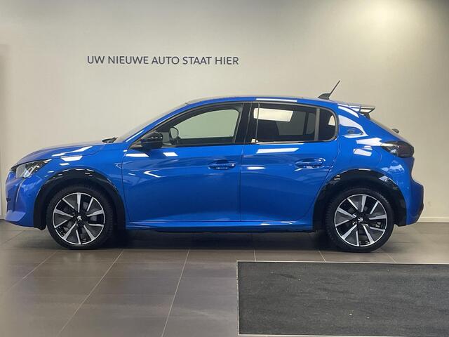 Peugeot e-208 GT EV 3-FASEN 50kWh 136pk | PANODAK | STOELVERW. | DODEHOEKBEW. | WARMTEPOMP | CAMERA | NAVI | DAB+ | CLIMA | CRUISE