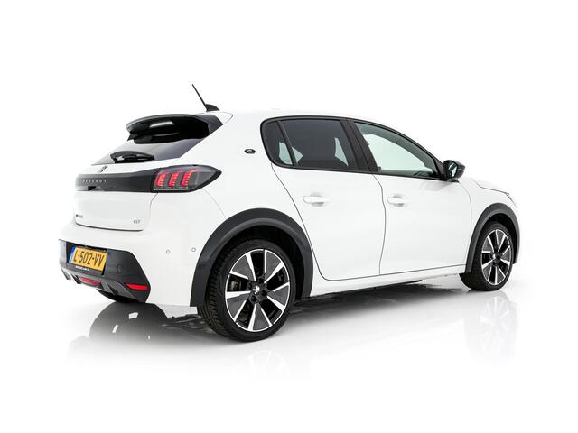 Peugeot e-208 EV GT Pack 50 kWh (3-Fase-11kW) {SOH-86%} (INCL-BTW) *HEATPUMP | PANO | FULL-LED | DIGI-COCKPIT | BLINDSPOT | CAMERA | LEATHER-ALCANTARA | AMBIENTLIGHT | NAVI-FULLMAP | LANE-ASSIST | KEYLESS | DAB | CCS-FASTLOADER | HEATED-SPORTSEATS