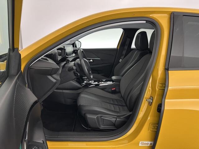 Peugeot e-208 EV Allure Pack 50 kWh (3-Fase-11kW) {SOH-89%} Aut.*HEATPUMP | LEATHER-FABRIC | FULL-LED | DIGI-COCKPIT | BLINDSPOT | CAMERA | AMBIENTLIGHT | NAVI-FULLMAP | LANE-ASSIST | KEYLESS | DAB | PRIVACYGLASS | HEATED-SPORTSEATS | CARPLAY | 16"ALU