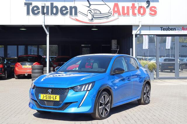 Peugeot e-208 EV GT Première 1 fase 50 kWh BTW auto | Adaptive Cruise | Carplay | Panoramadak | BTW auto