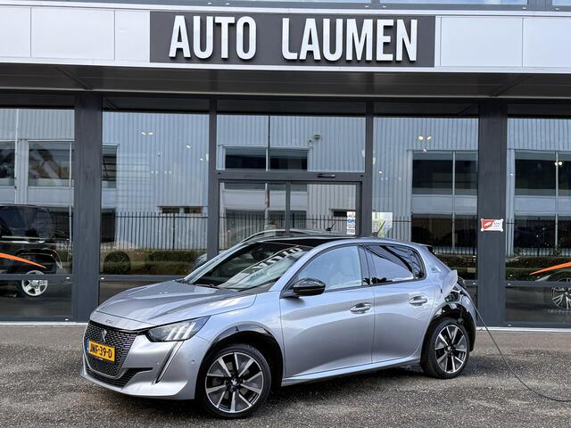 Peugeot e-208 EV GT Pack 50 kWh Full Electric 3 Fase Automaat Panodak Leder Alcantara LED 17 Inch 360 Camera ACC Stuurhulp