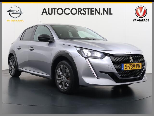 Peugeot e-208 EV 5Drs Allure Pack 50kWh SOH 90% 360°Camera Stoelverwarming 3D-Navi Ecc Pdc Apple Carplay Android Auto Keyless Cruise Control Regen-Lichtsensor Privacy Glas Lmv Led Lane Assist Isofix DAB Bluetooth