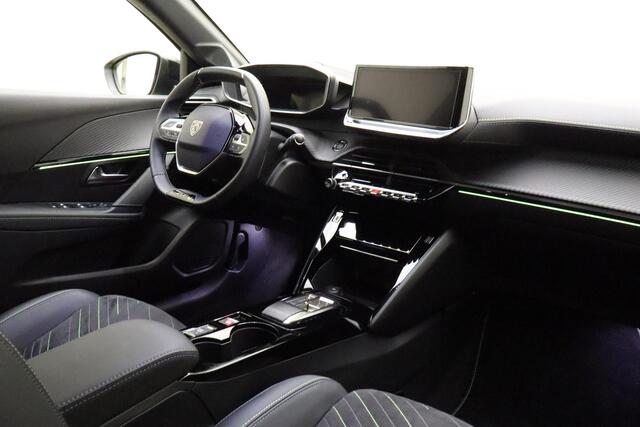 Peugeot e-208 EV GT 51 kWh | Pack Drive Assist | 360° Camera | Stoelverwarming | Alcantara bekleding | Massage | Keyless Entry & Start | Navigatie | Full LED