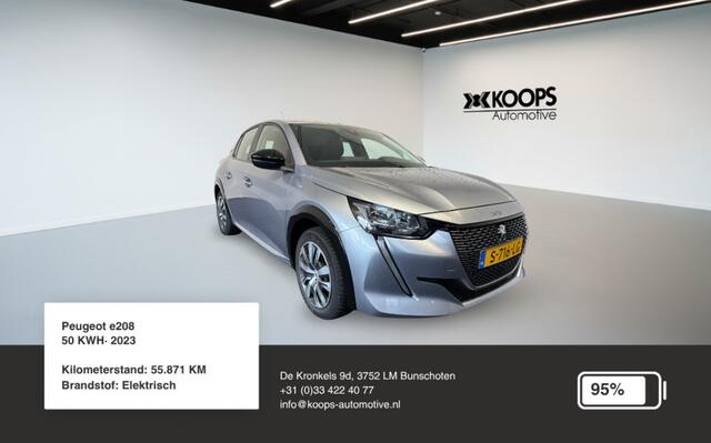 Peugeot e-208 50 kWh SOH 95% | Carplay | Lane Assist | Cruise control