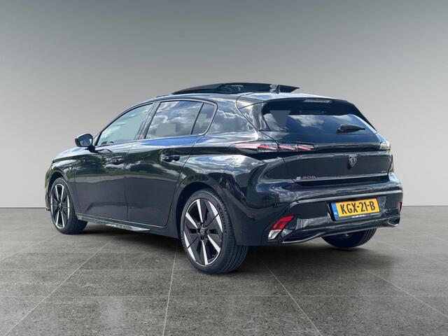 Peugeot e-308 GT EV 58kWh 156pk | SCHUIF/KANTELDAK | STOELMASSAGE | 360° CAMERA | NAVI | APPLE CARPLAY / ANDROID AUTO | AGR-STOEL | ALCANTARA |
