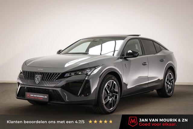 Peugeot e-408 GT 58 kWh | NIEUW | PANORAMADAK | STUURVERWARMING | MASSAGE | DAB | APPLE | 360 CAMERA