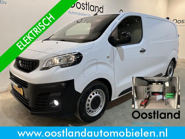 Peugeot e-Expert EV L2 75 kWh Servicebus / Inrichting / 100% Elektrisch / Airco / 220V. / Trekhaak / Camera / Cruise Control / Navigatie / CarPlay / 3-Zits / 1.900 KM !!