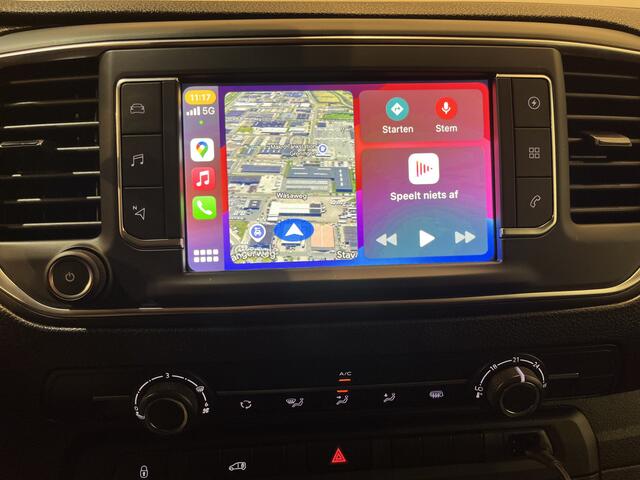 Peugeot e-Expert EV L2 75 kWh Servicebus / Inrichting / 100% Elektrisch / Airco / 220V. / Trekhaak / Camera / Cruise Control / Navigatie / CarPlay / 3-Zits / 1.900 KM !!